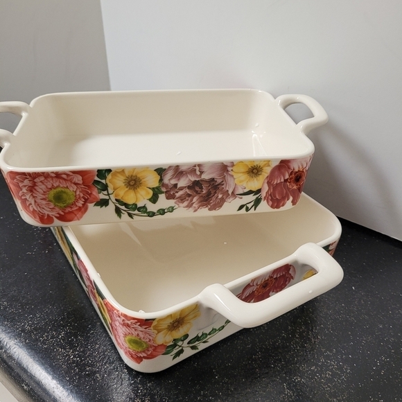 Bico Other - Bico Peony Heaven Stoneware Baking Dish Set